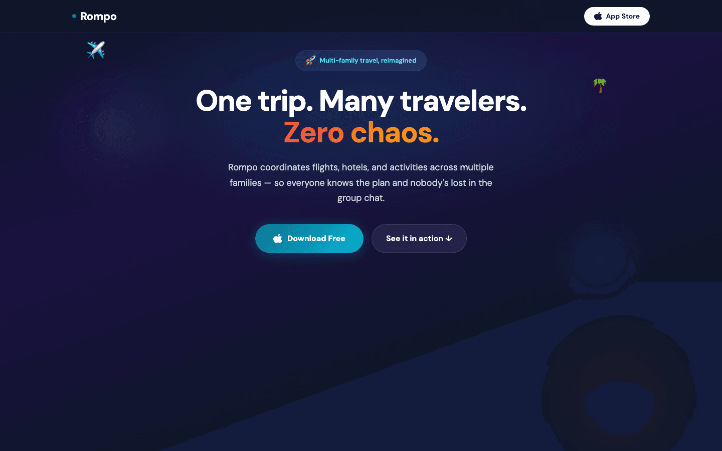Rompo — group trip planning
